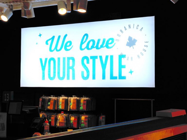 שילוט לחנות אורבניקה