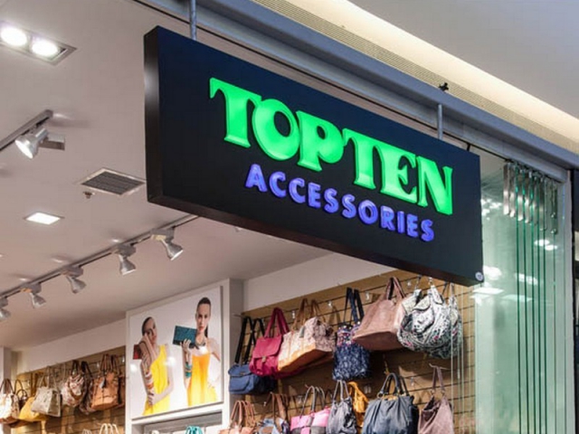שילוט לחנות TOPTEN